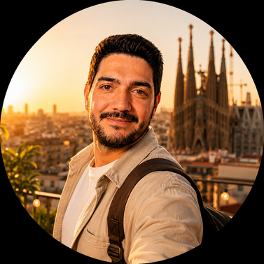Antonio em Barcelona