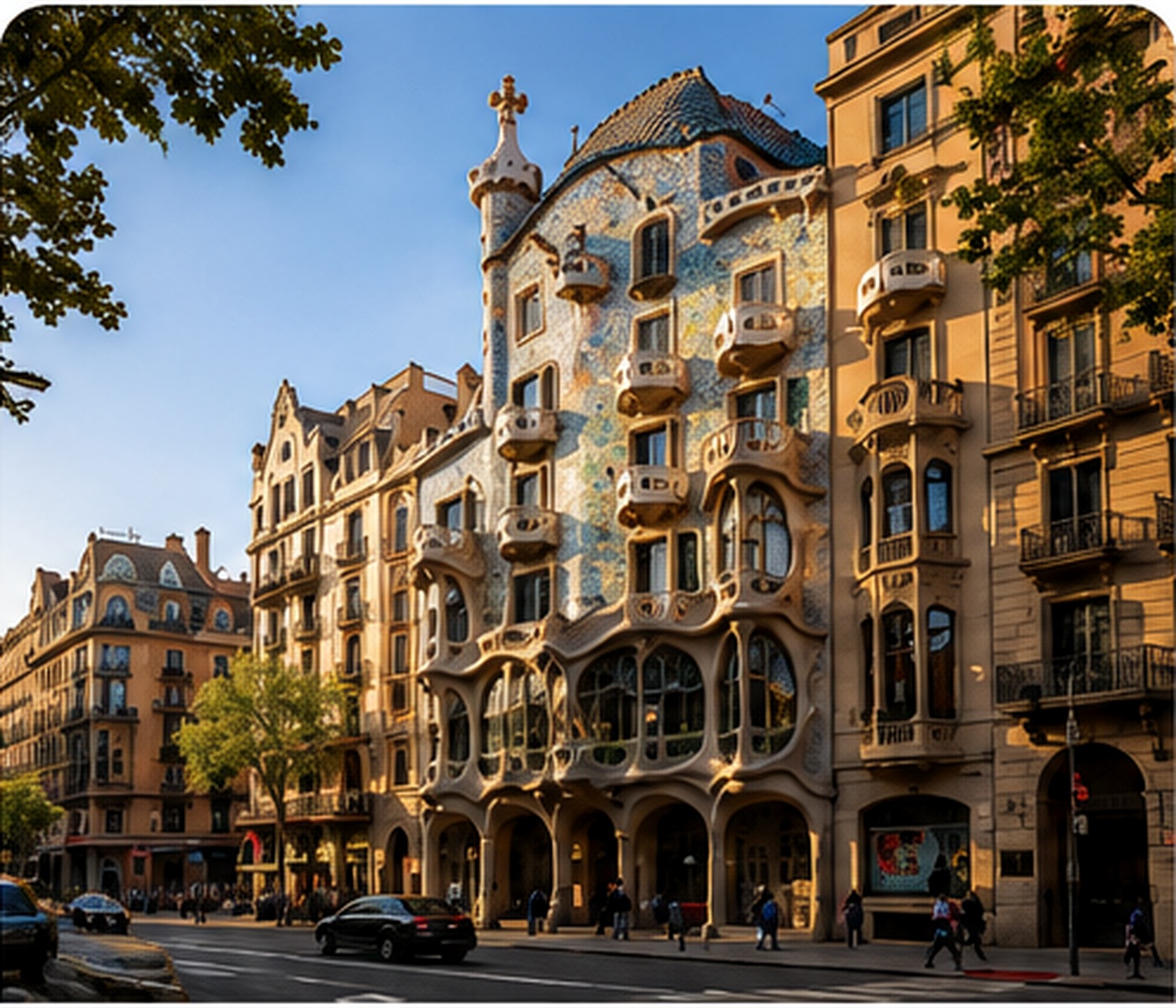 Paseo de Gracia em Barcelona
